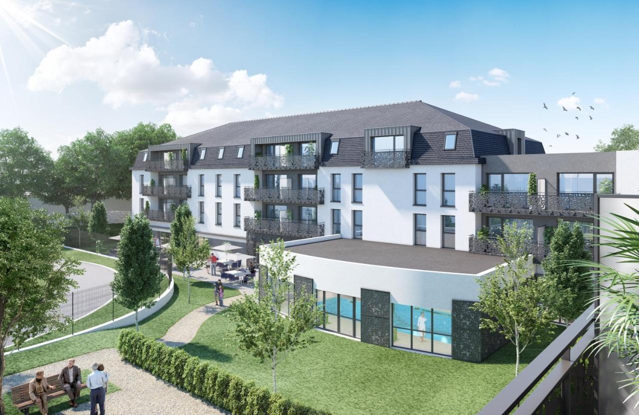 Domitys Les Gavottes Aparthotel Quimper Exterior foto