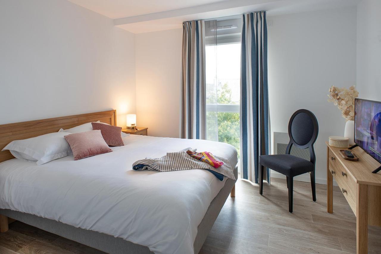 Domitys Les Gavottes Aparthotel Quimper Exterior foto